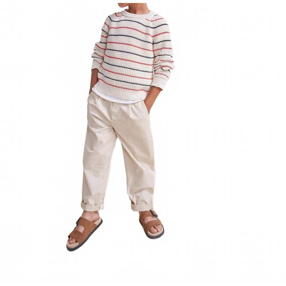 NEW BÚHO tom stripe sweater top in multi